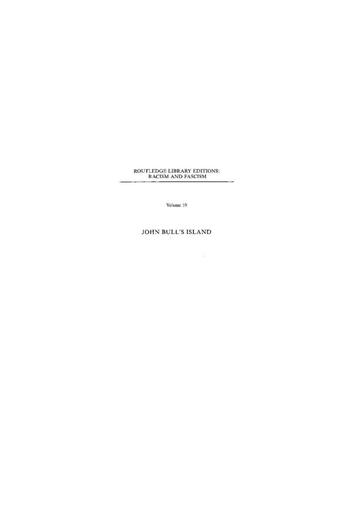 Routledge Library Editions: Racism and Fascism