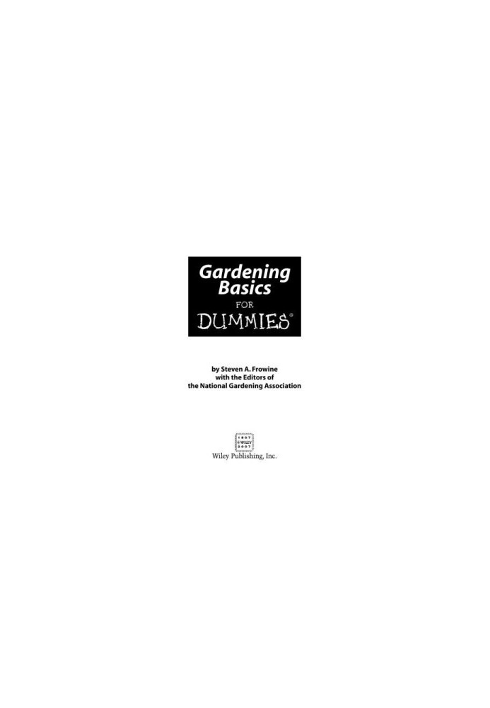 A Number of Basic Gardening Books