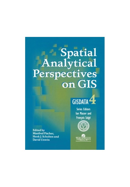 Spatial analytical perspectives on GIS