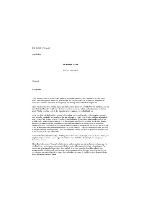 The House of Gaian (Tir Alainn, 03)