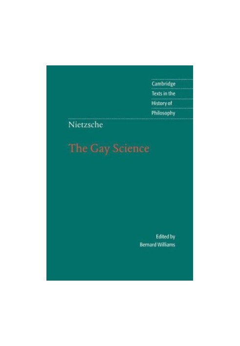 Nietzsche: The Gay Science