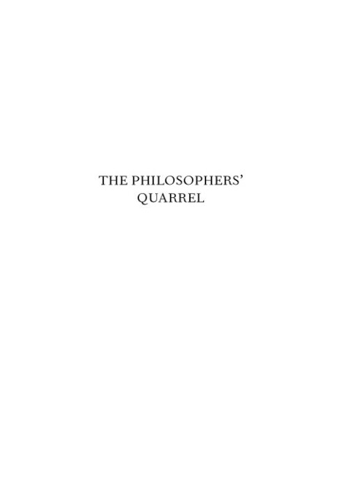 Philosophers' Quarrel: Rousseau, Hume, and the Limits of Human Understanding