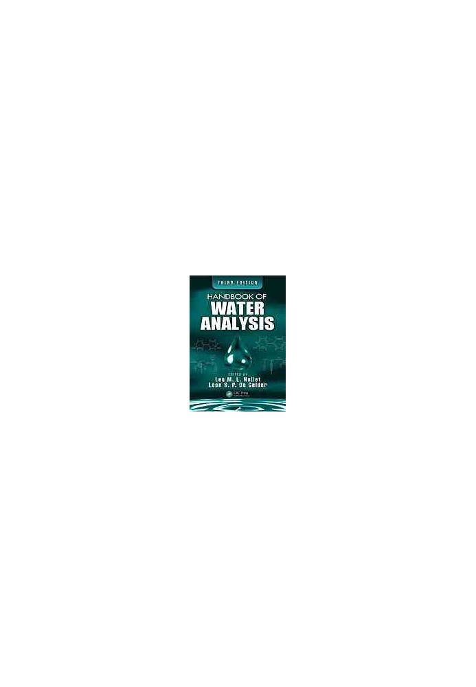 Handbook of water analysis