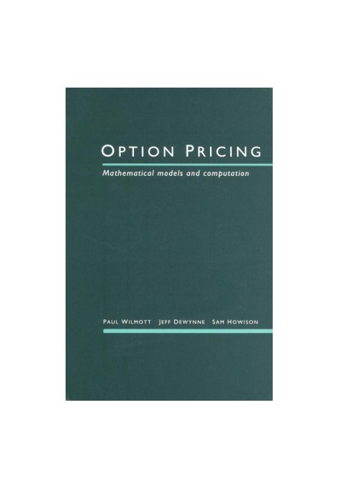 Option Pricing: Mathematical Models and Computation