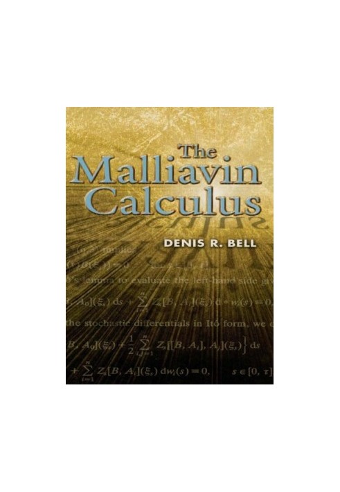 The Malliavin Calculus