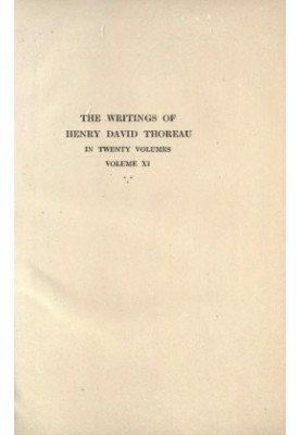 The Writings of Henry David Thoreau in 20 Volumes