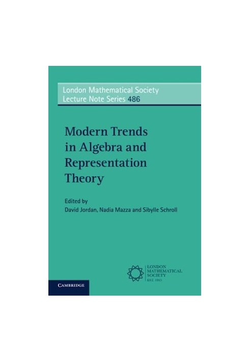 Modern Trends in Algebra and Representation Theory.