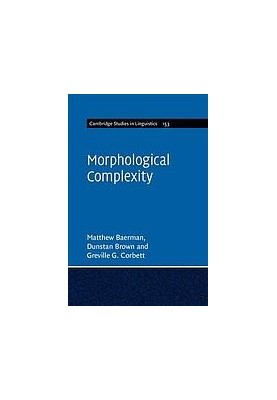 Morphological Complexity