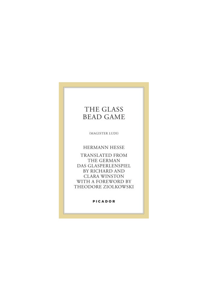 The Glass Bead Game