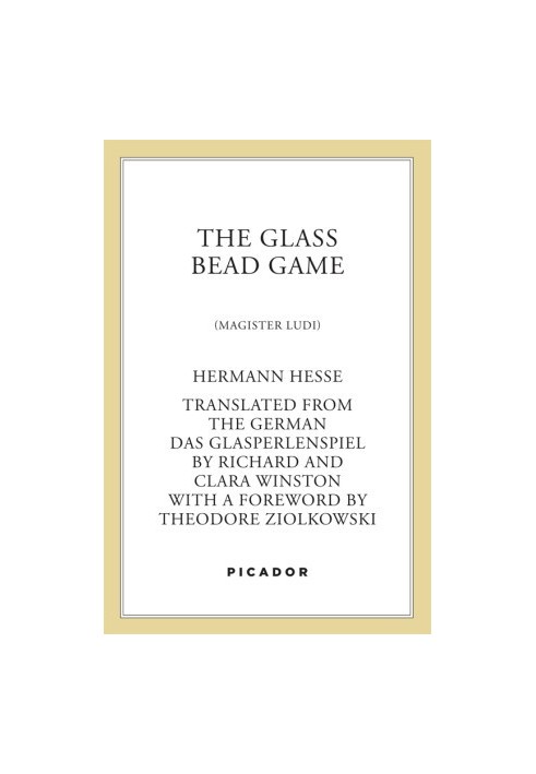 The Glass Bead Game