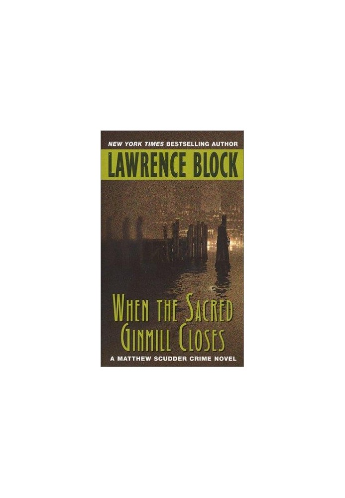 When the Sacred Ginmill Closes