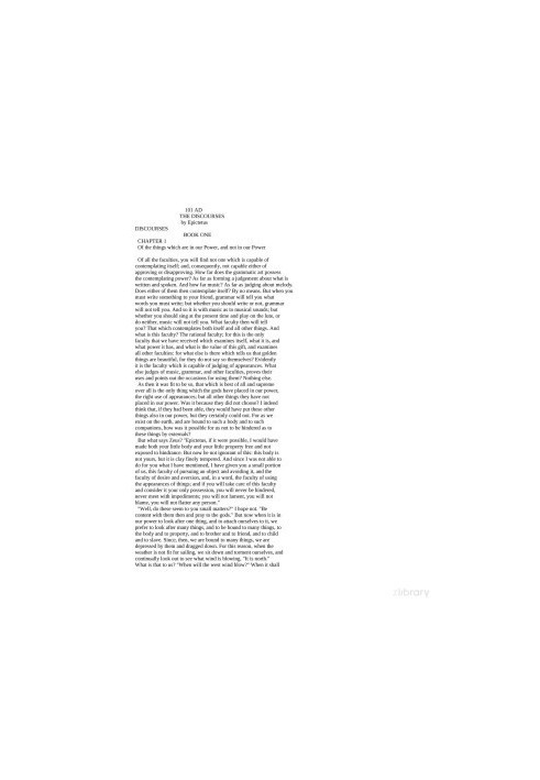 The Discourses