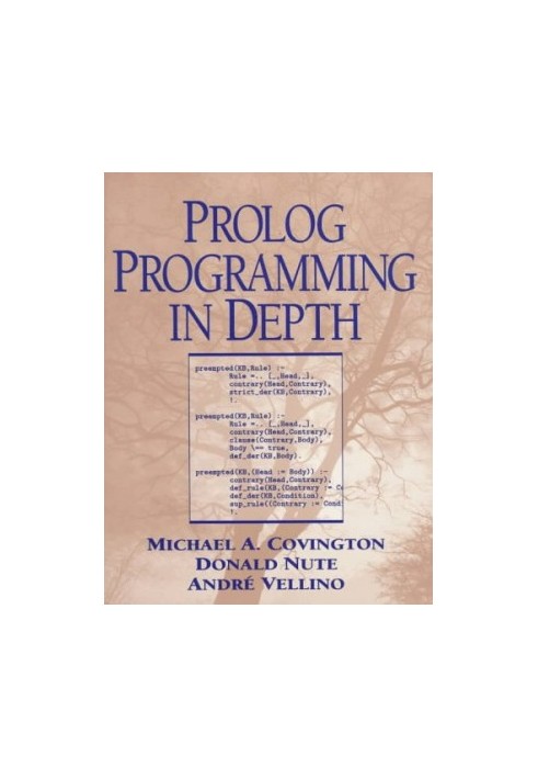 Prolog programming in depth