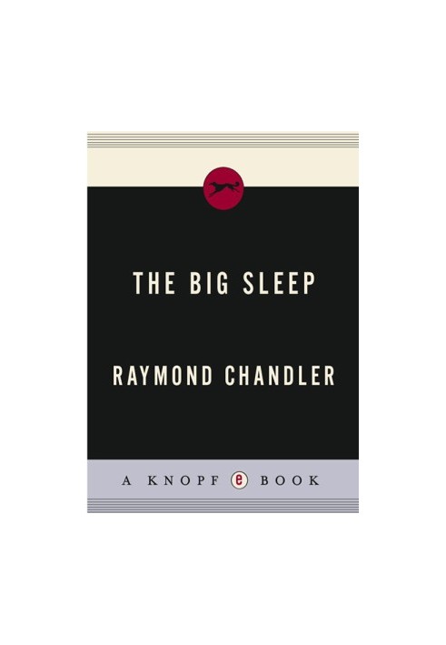 The Big Sleep (Philip Marlowe, 01)