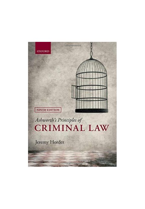 Ashworth's Principles of Criminal Law
