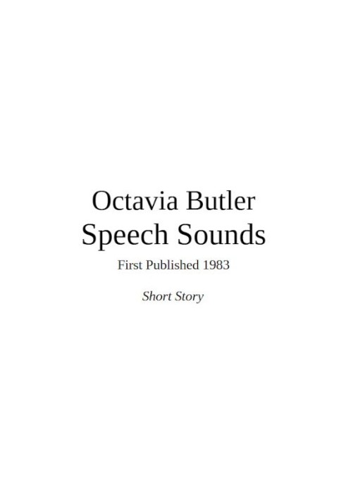 Speech Sounds