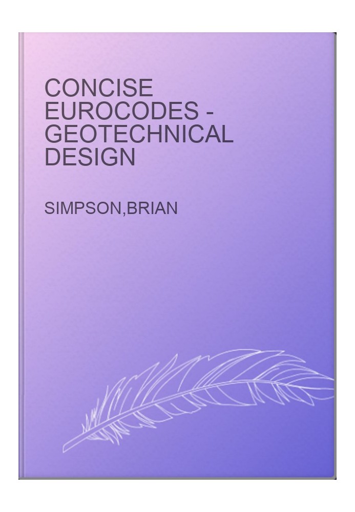 Concise Eurocodes - Geotechnical Design