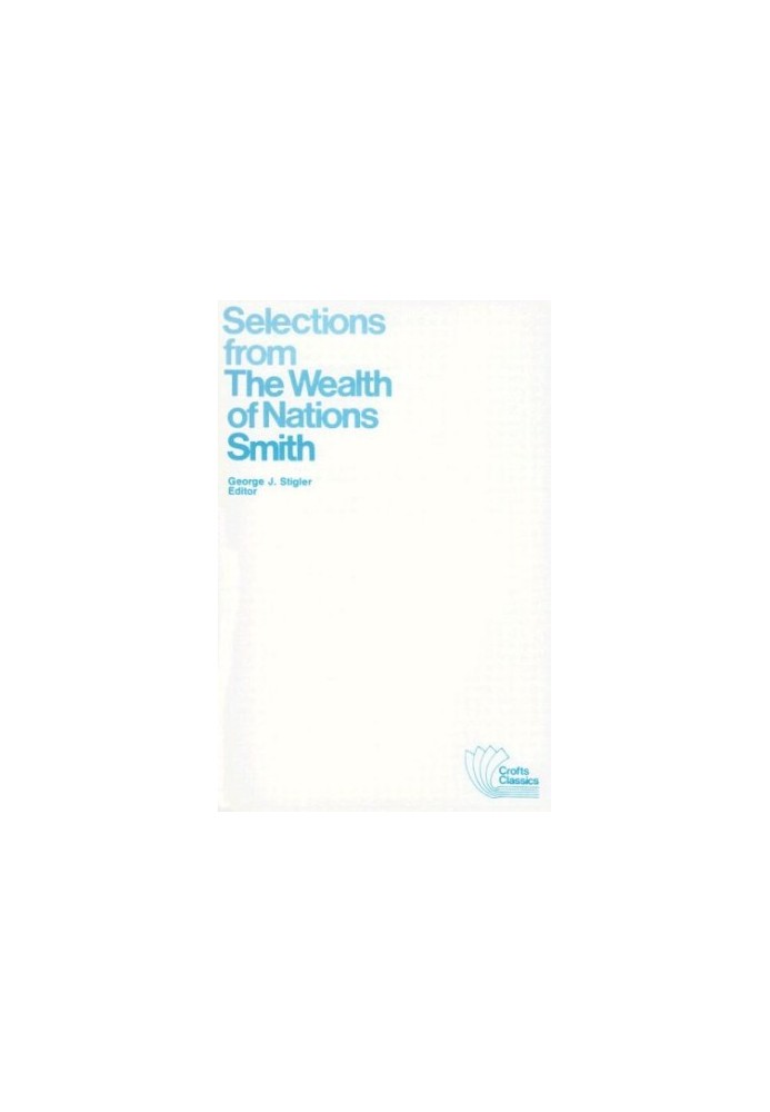 Selections from the wealth of nations
