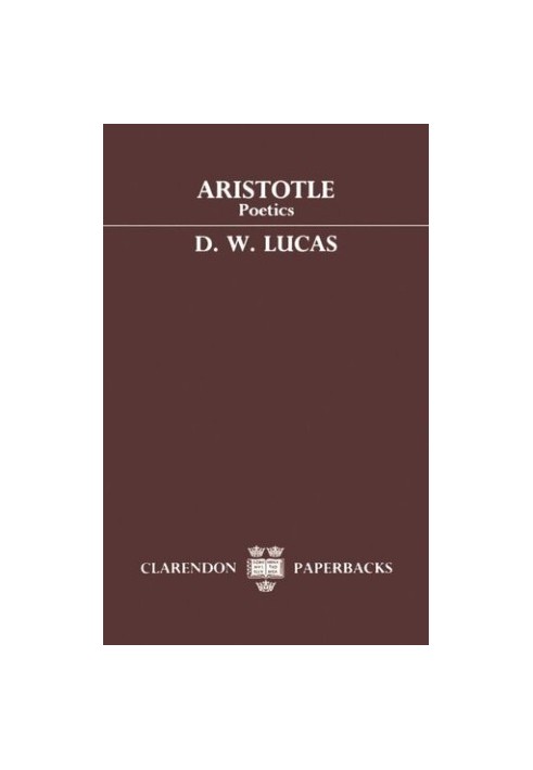 Poetics (Clarendon Paperbacks)