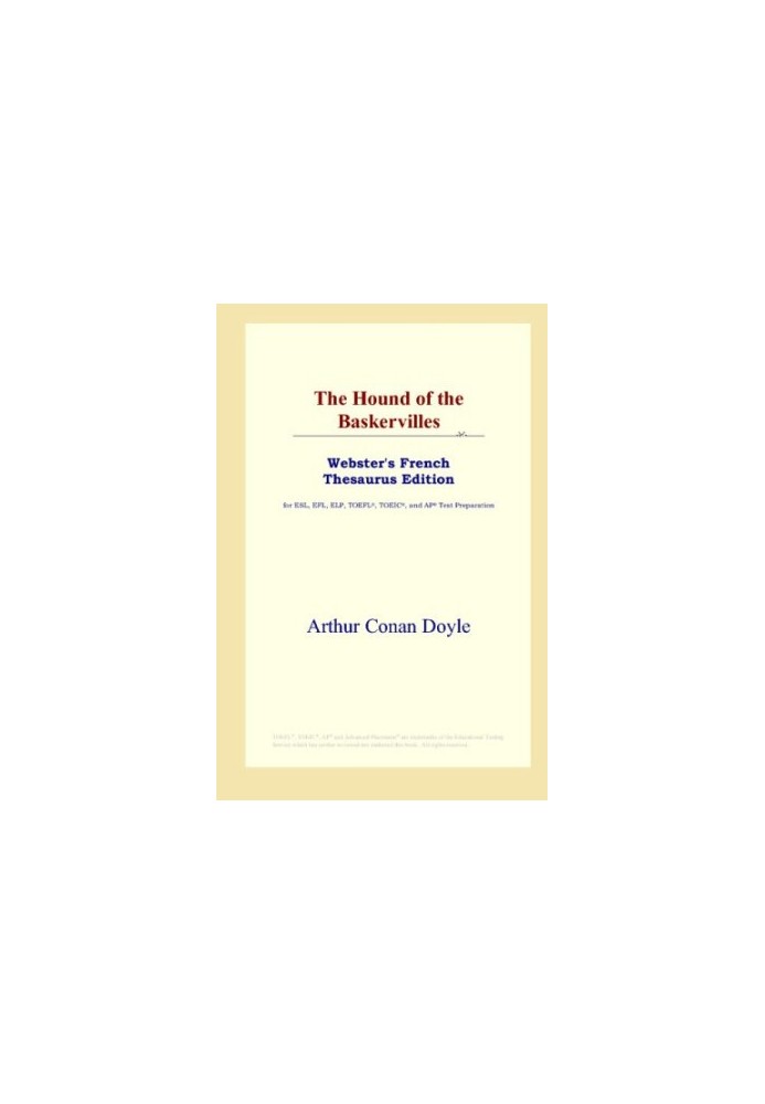 The Hound of the Baskervilles (Webster's French Thesaurus Edition)