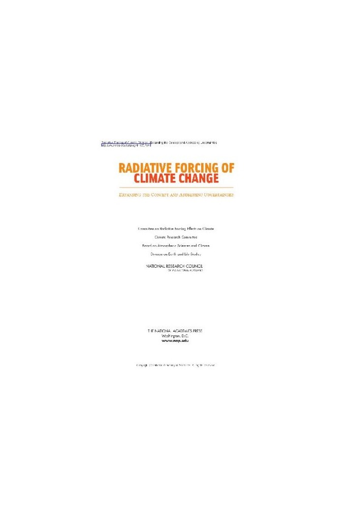 Radiative Forcing Of Climate Change