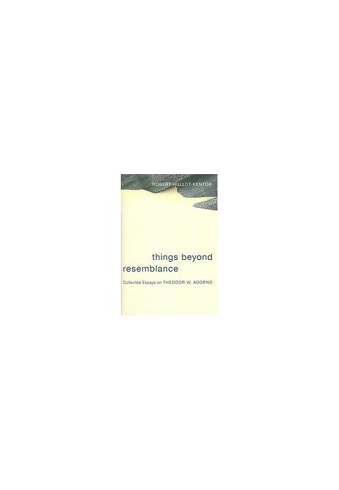 Things beyond resemblance : collected essays on Theodor W. Adorno