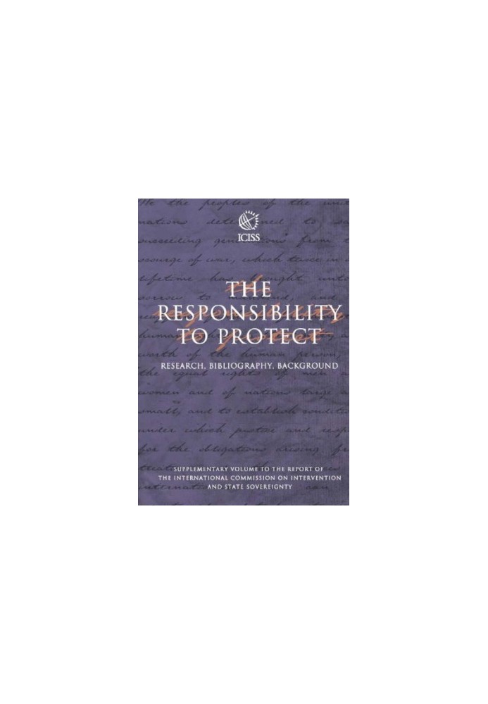International Commission on Intervention and State Sovereignty  Commission internationale de l’intervention et de la souverai