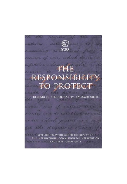 International Commission on Intervention and State Sovereignty  Commission internationale de l’intervention et de la souverai