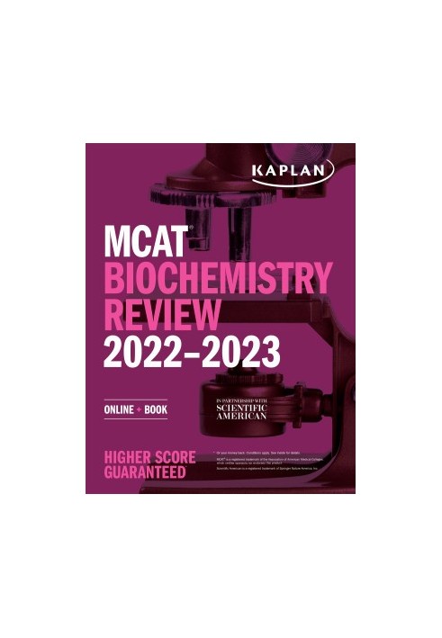 MCAT Biochemistry Review 2022-2023