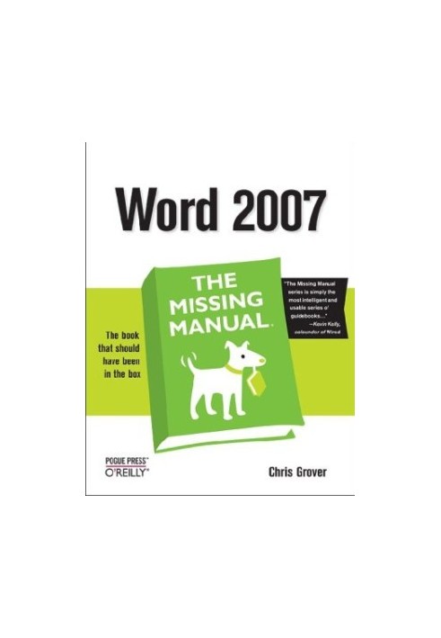 Word 2007: The Missing Manual
