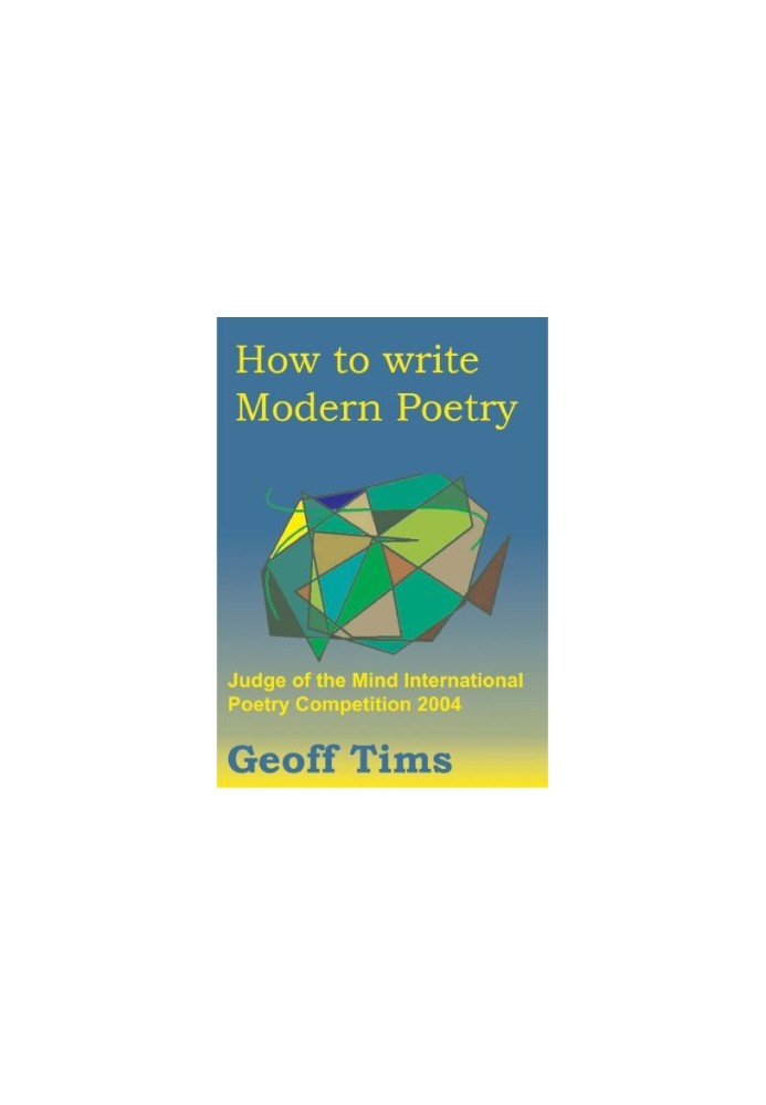 How to write modern poetry