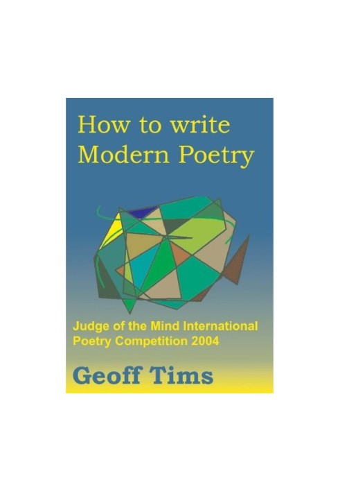 How to write modern poetry