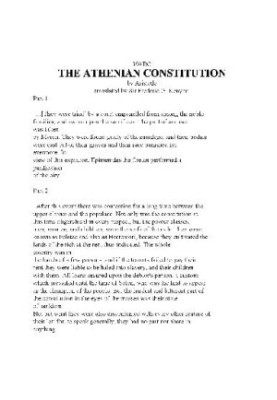 The Athenian Constitution
