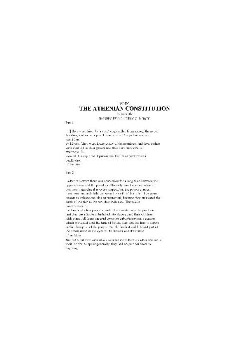 The Athenian Constitution