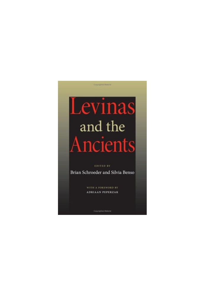 Levinas and the ancients