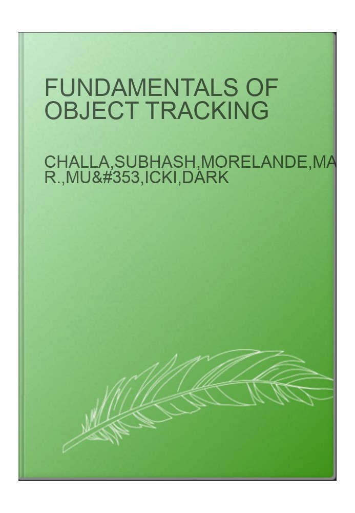 Fundamentals of Object Tracking