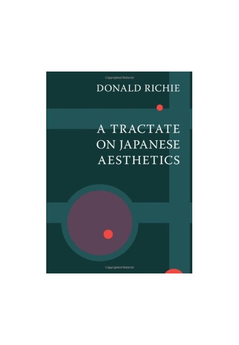 A Tractate on Japanese Aesthetics