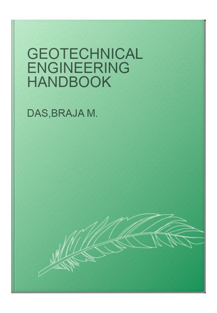 Geotechnical Engineering Handbook