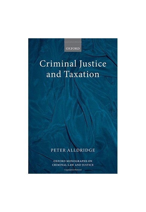 Criminal justice and taxation