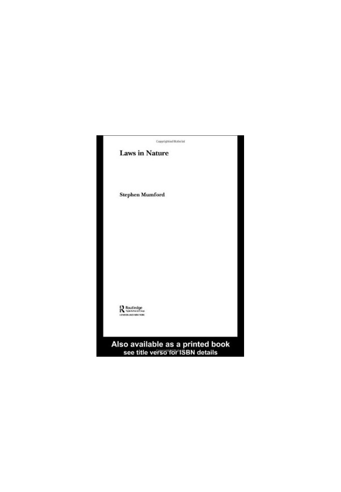 Laws in Nature (Routledge Studies in Twentieth Century Philosophy)