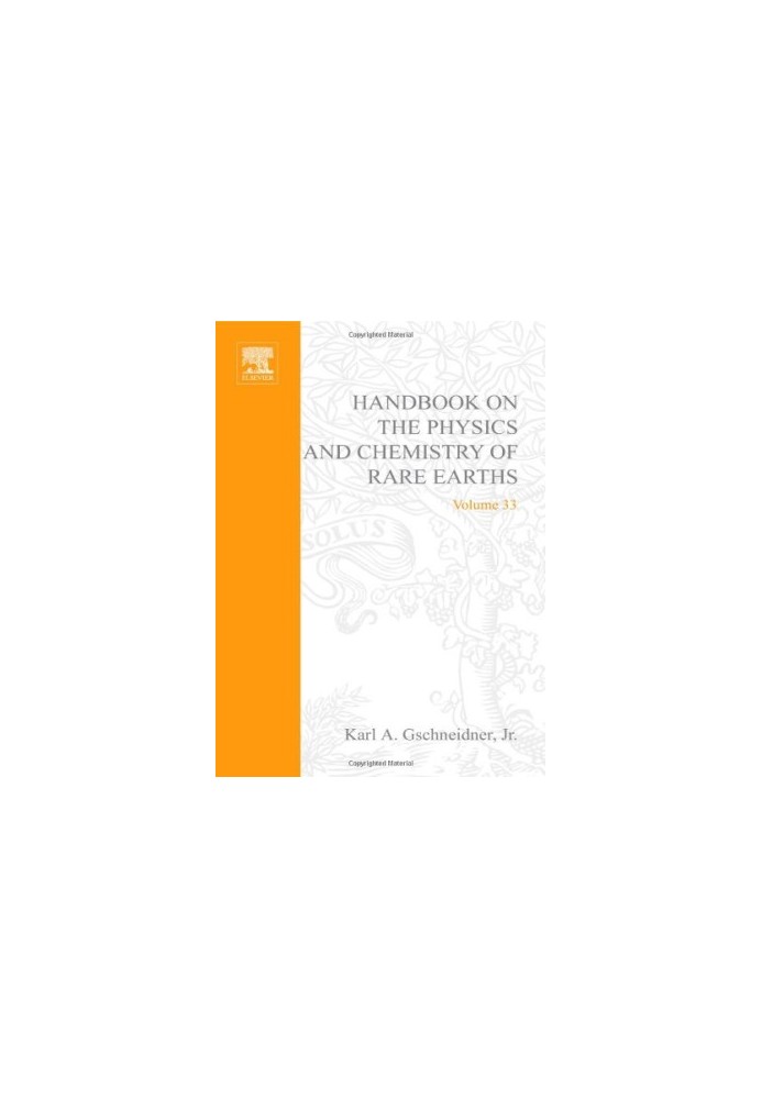 Handbook on the Physics and Chemistry of Rare Earths, Vol. 33