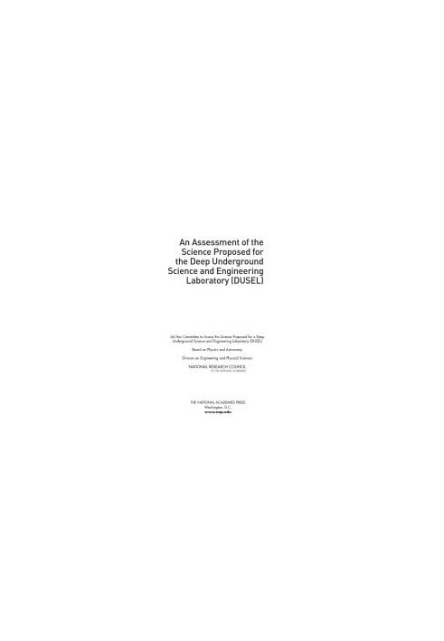 An Assessment of the Science Proposed for the Deep Underground Science and Engineering Laboratory (DUSEL)