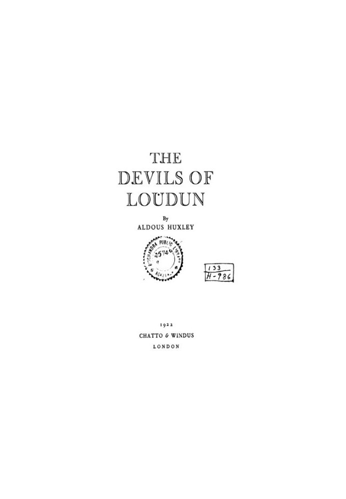 An Appendix to ’The Devils of Loudun’ - On Mob Violence