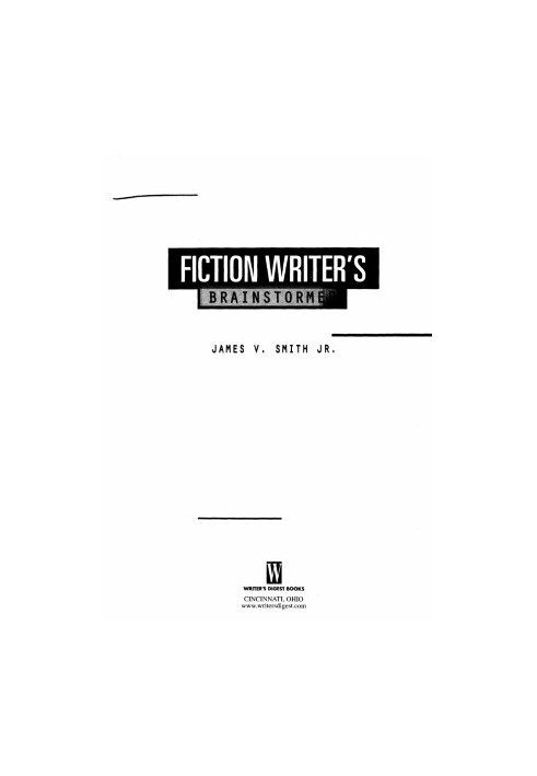 Fiction Writer's Brainstormer