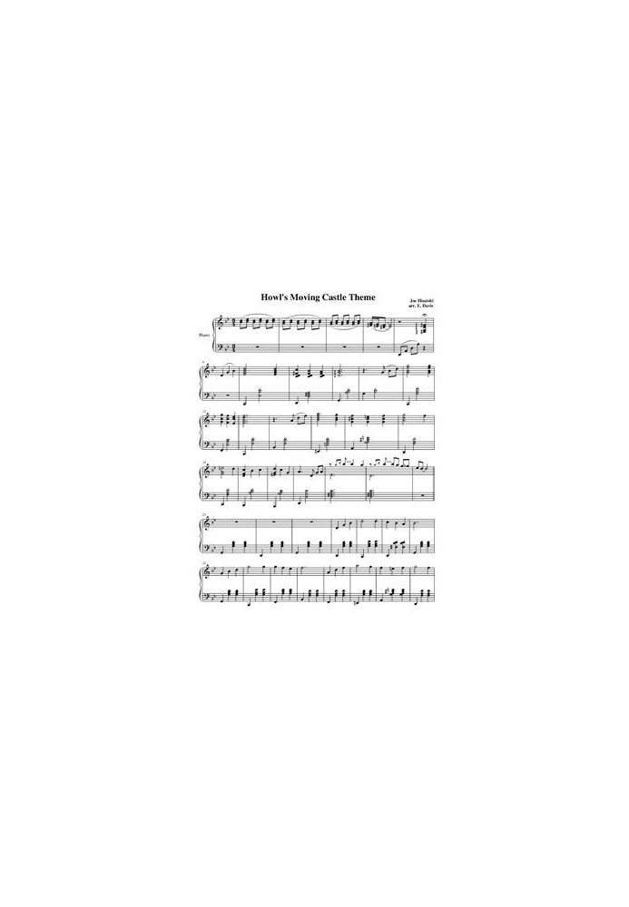 Howl's moving castle theme