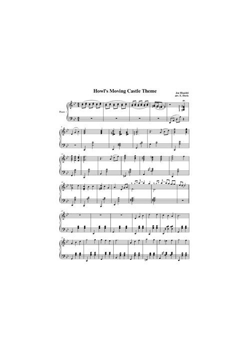 Howl's moving castle theme