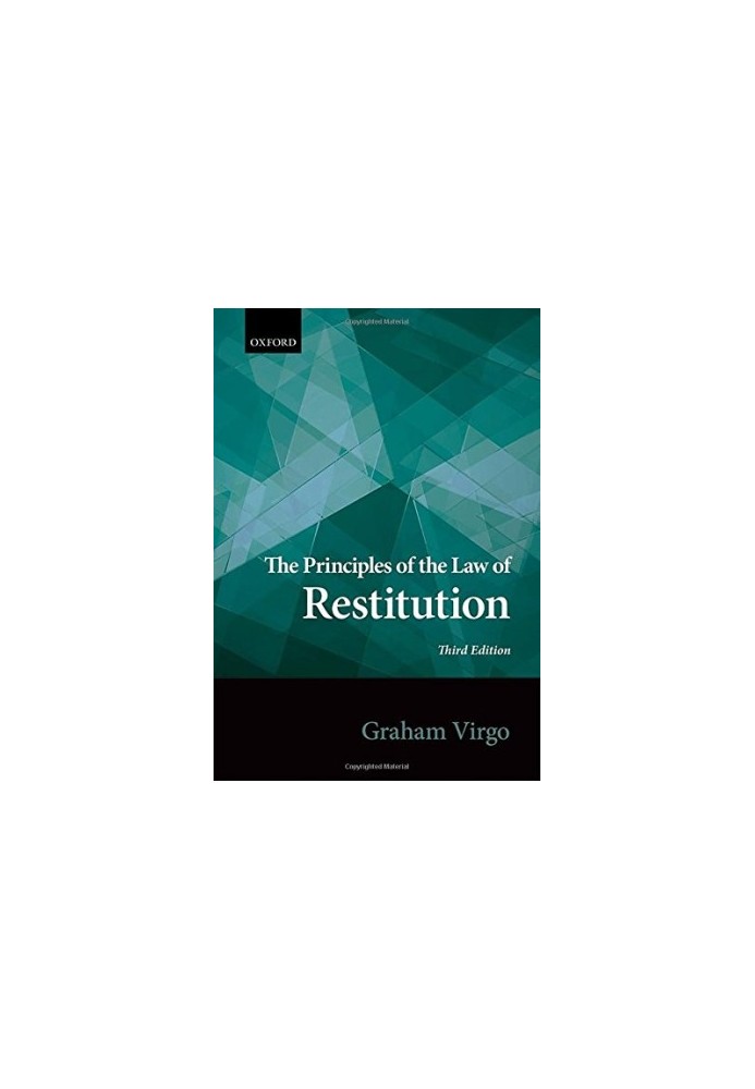 The principles of the law of restitution