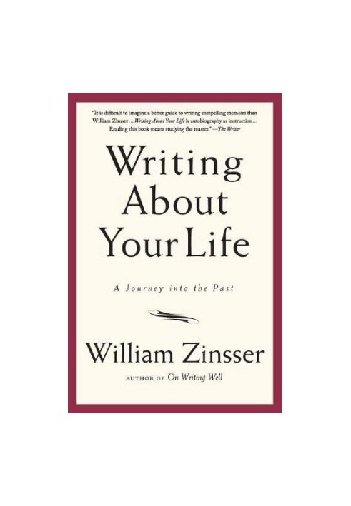 Writing About Your Life: A Journey into the Past