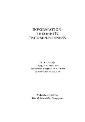 Information-Theoretic Incompleteness