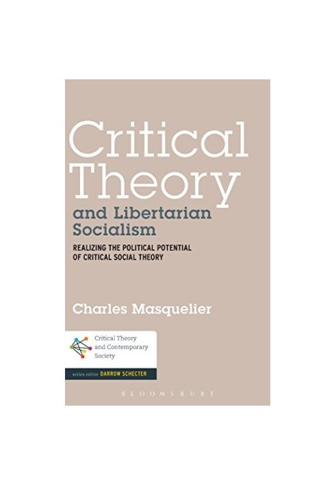 Critical theory and libertarian socialism : realizing the political potential of critical social theory